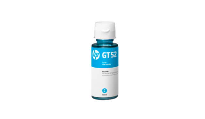 HP GT52 Cyan Ink Bottle, 8000 pages, for HP DeskJet GT series, Cronos