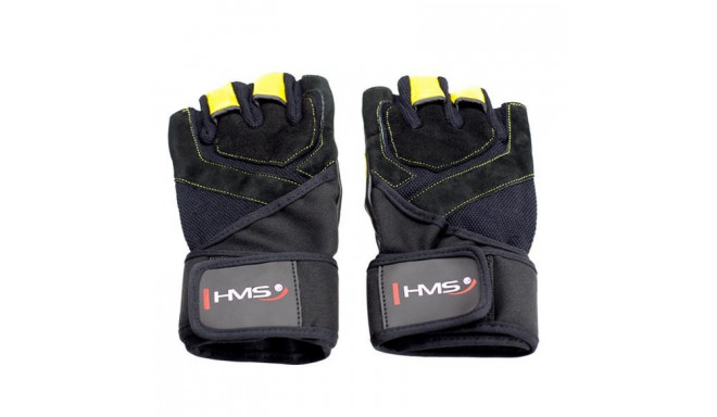 Adults training gloves black/yellow HMS L