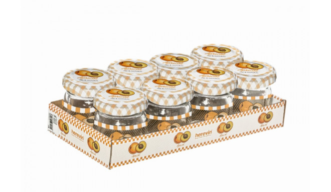 Herevin kaanega klaaspurk aprikoos 40ml 8tk