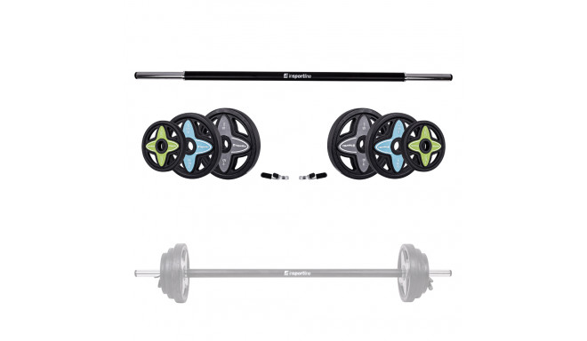 Barbell and Weight Plate Set Pumpstar 2 20kg inSPORTline