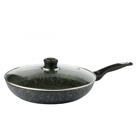 Tiross marmorkattega pann kaanega 20cm TS-1253P