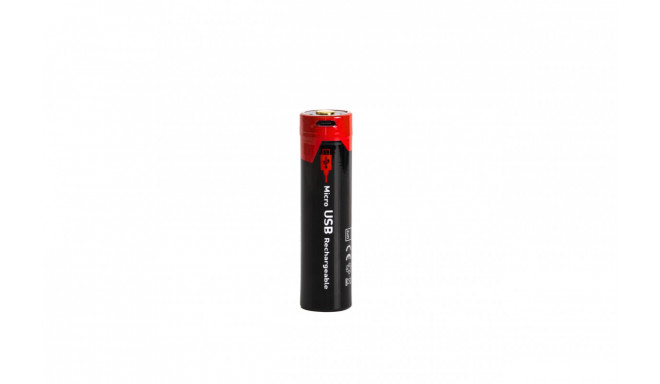 Mactronic rechargeable battery 18650 3400mAh MicroUSB