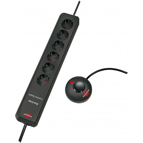 Brennenstuhl pikendusjuhe Eco Comfort Switch 6 pesa, hall
