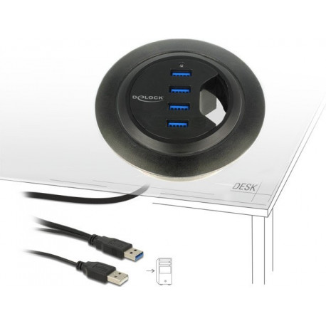 Usb hub в стол фото 12