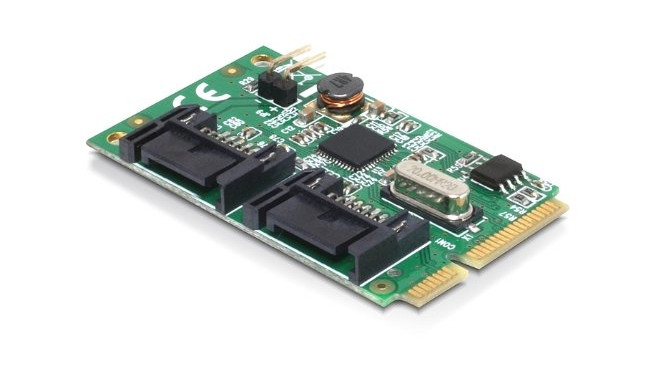 Delock kontroller MiniPCIe I/O PCIe 2xSATA 6Gb/s