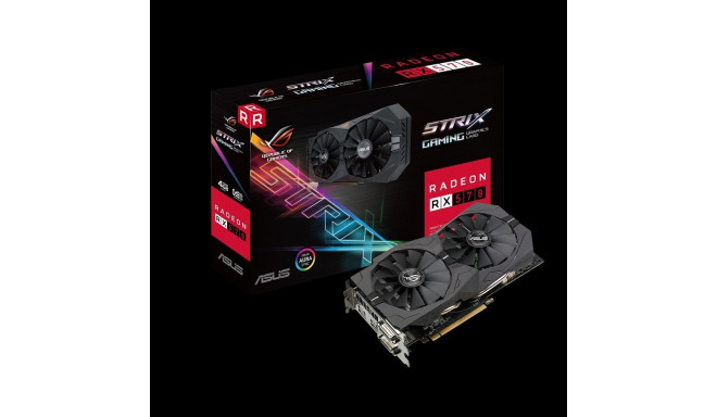 Asus videokaart Radeon RX 570 ROG Strix Gaming 4GB