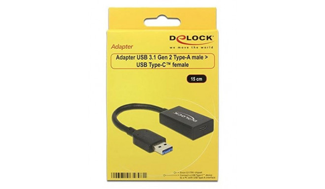 Delock adapter USB 3.1 - USB-C 15cm (65698)