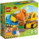 LEGO DUPLO toy blocks Truck and Tracked Excavator (10812)