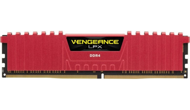 Corsair D4 8GB 2400-16 Vengeance LPX - red - CMK8GX4M1A2400C16R