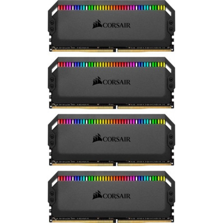 Corsair DDR4 32 GB 3200-CL16 - Quad-Kit - Dominator Platinum RGB Black