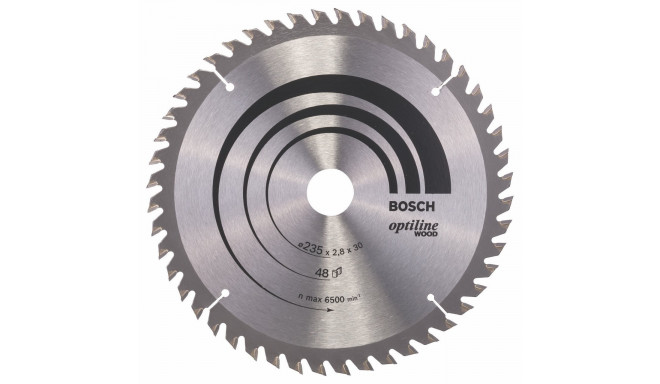 Bosch Circular Saw Blade Optiline 235x30