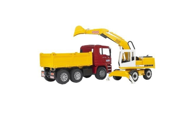 bruder MAN TGA dump truck