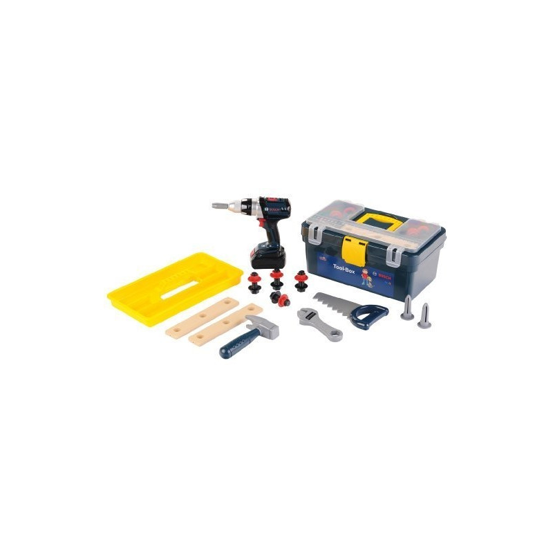 Theo Klein Bosch Toolbox With Cordless Screwdriver And Accessories