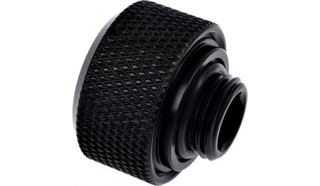 Alphacool Eiszapfen pipe connection 1/4" on 16mm, black - 17264