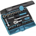 Hazet 853-1 bit set/wrench set 1/4", 36-piece.