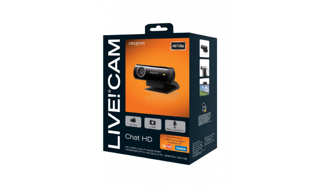Creative veebikaamera Live! Cam Chat HD USB HD