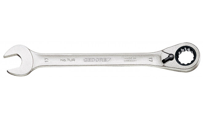 Gedore 7 UR 17 ratcheting combination wrench 17x225mm - 2297345