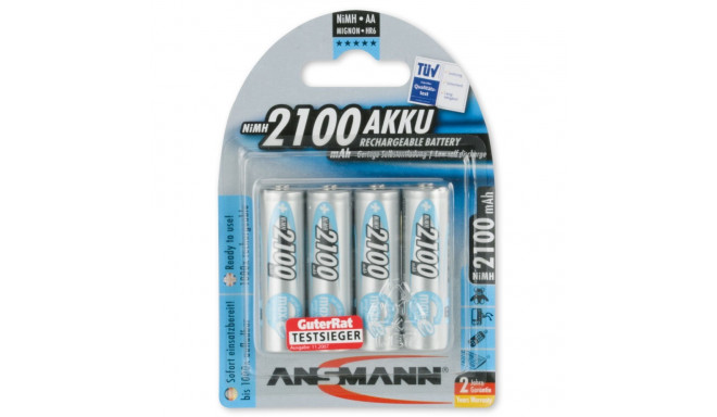 Ansmann rechargeable battery maxE AA NM 1.2V/ 2100mAh 4pcs