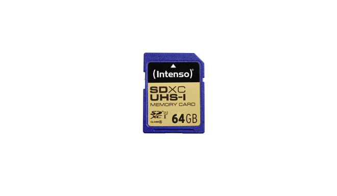 Intenso SD 64GB 10/45 Secure Digital UHS-I