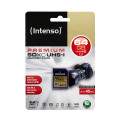 Intenso mälukaart SDXC 64GB 45MB/s UHS-I