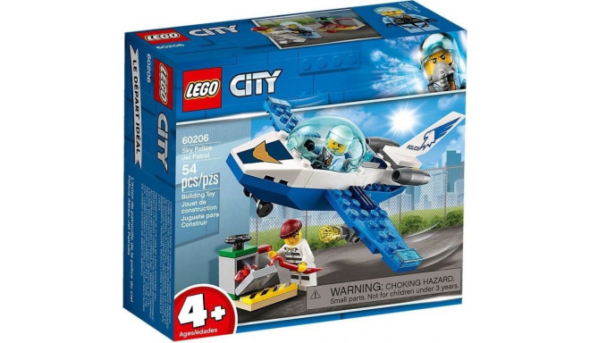 LEGO City mänguklotsid Police Aircraft Patrol (60206)