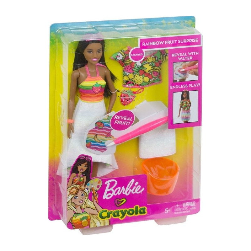 Barbie loves crayola online