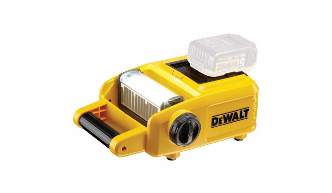 DeWalt cordless construction site spotlight DCL060, LED light