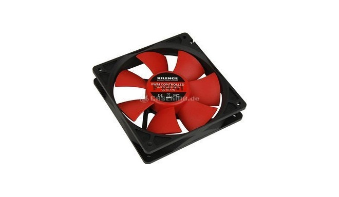 Performance C Series 120x120x25 (schwarz/rot, 120 mm)
