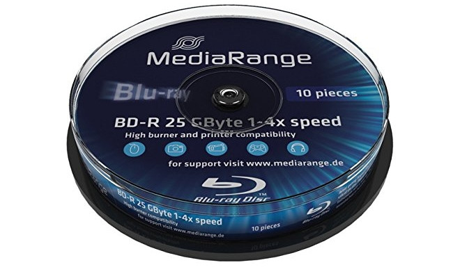 BD-R 4x CB 25GB MediaR Pr. 10 pieces