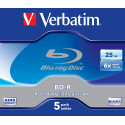 Verbatim BD-R 25GB 6x 5pcs Jewel Case