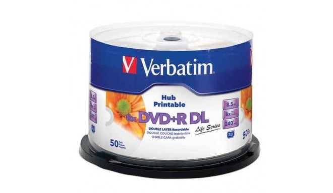 Verbatim DVD+DL 8.5GB 8x 50pcs Spindle