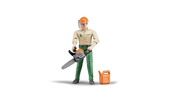 Bruder figurine Forestry worker with accessories (60030)