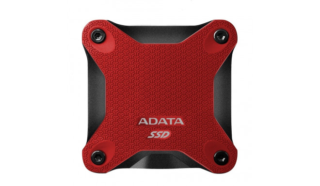 Adata external SSD 256GB SD600 USB 3.1, red