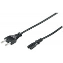 Goobay toitekaabel Euros 2 pin 3m, black
