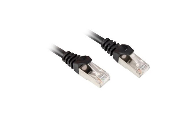 Sharkoon Kabel sieciowy RJ45 Cat.6 SFTP - czarny - 1.5