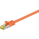 goobay Patch cable SFTP m.Cat7 orange 7,50m - LSZH