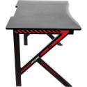 AKRACING Summit Gaming Desk AK-SUMMIT RD, game table (black / red, incl. XL mouse pad)