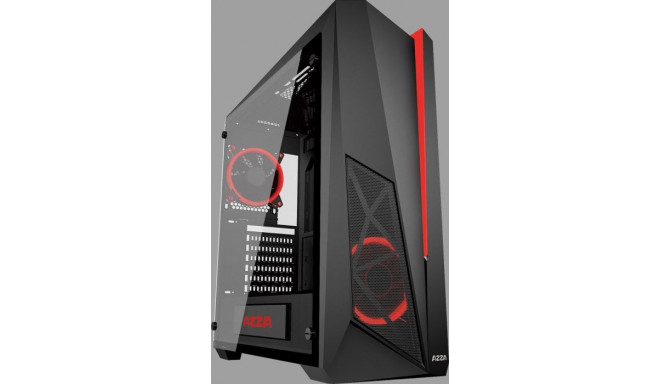 AZZA case Thor 320 - black/red - window