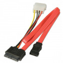 0.5m Slimline SATA Cable with 5.25´´ PSU Power Connection