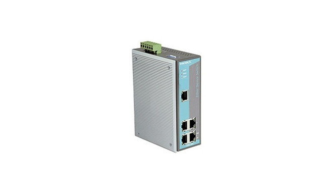 Unmanaged Ethernet switch with 5 10/100BaseT(X) ports, -40 to 75°C