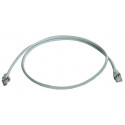 Patch cord S/FTP Cat.6A (ISO/IEC), 20,0m MP8 FS500, LSZH, grey, 1:1