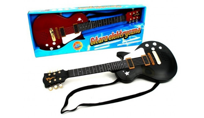 Rock guitar with strings