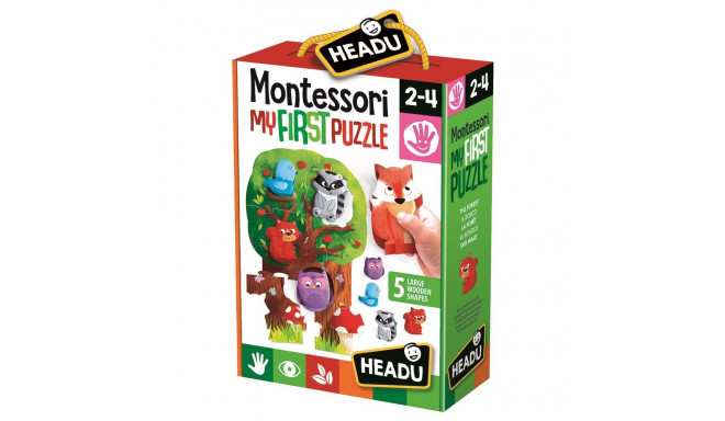 Russell baby puzzle Headu Montessori My First Puzzle Forest