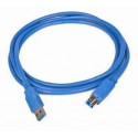 Gembird kaabel USB 3.0 AM-BM 1.8m, sinine
