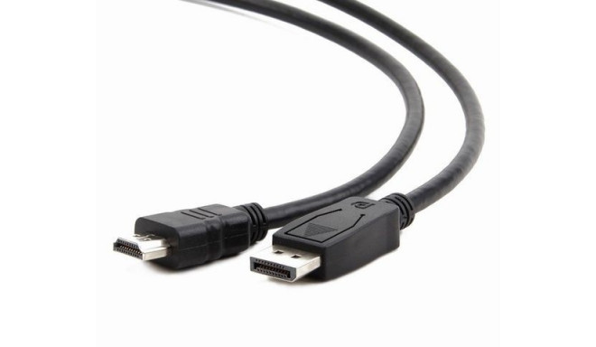 Gembird cable Displayport - HDMI 3m, black (CC-DP-HDMI-3M)