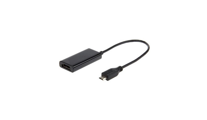 Adapter MHL(M)->HDMI(F)+USB Micro(BF)(5 PIN) 16cm