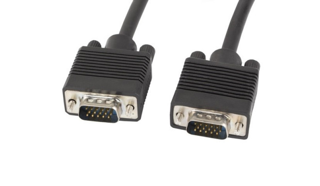 Cable VGA Ferryt 15M M/M Shield black