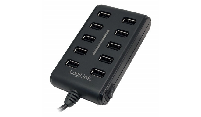 10-Ports Hub USB2.0 with on / off switch
