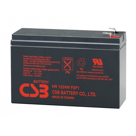 CSB HR1224W High Rate Series Battery
This is a high-performance, sealed lead-acid (