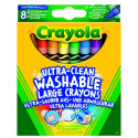 Large washable crayons 8 pieces